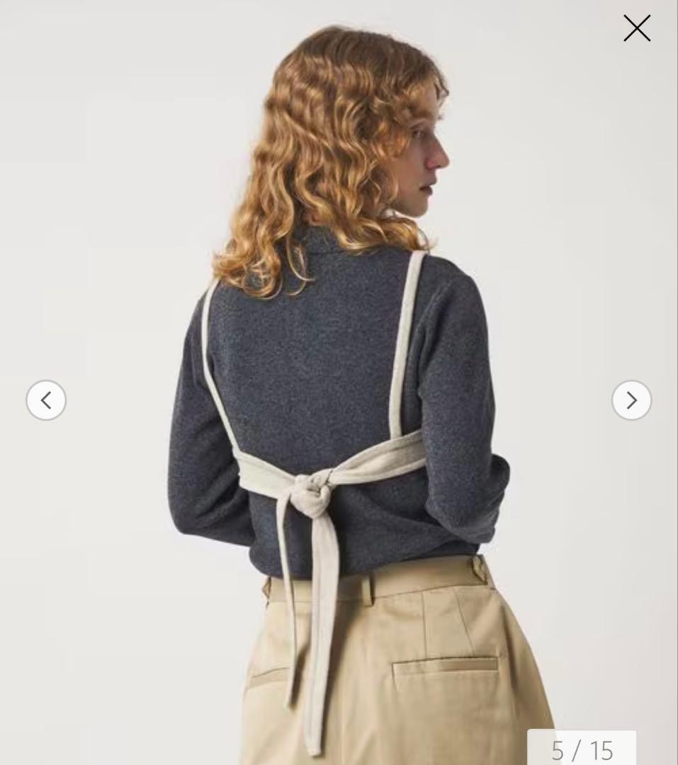 roku 6 ウールカシミヤ ブラニット ビスチェ - メルカリ