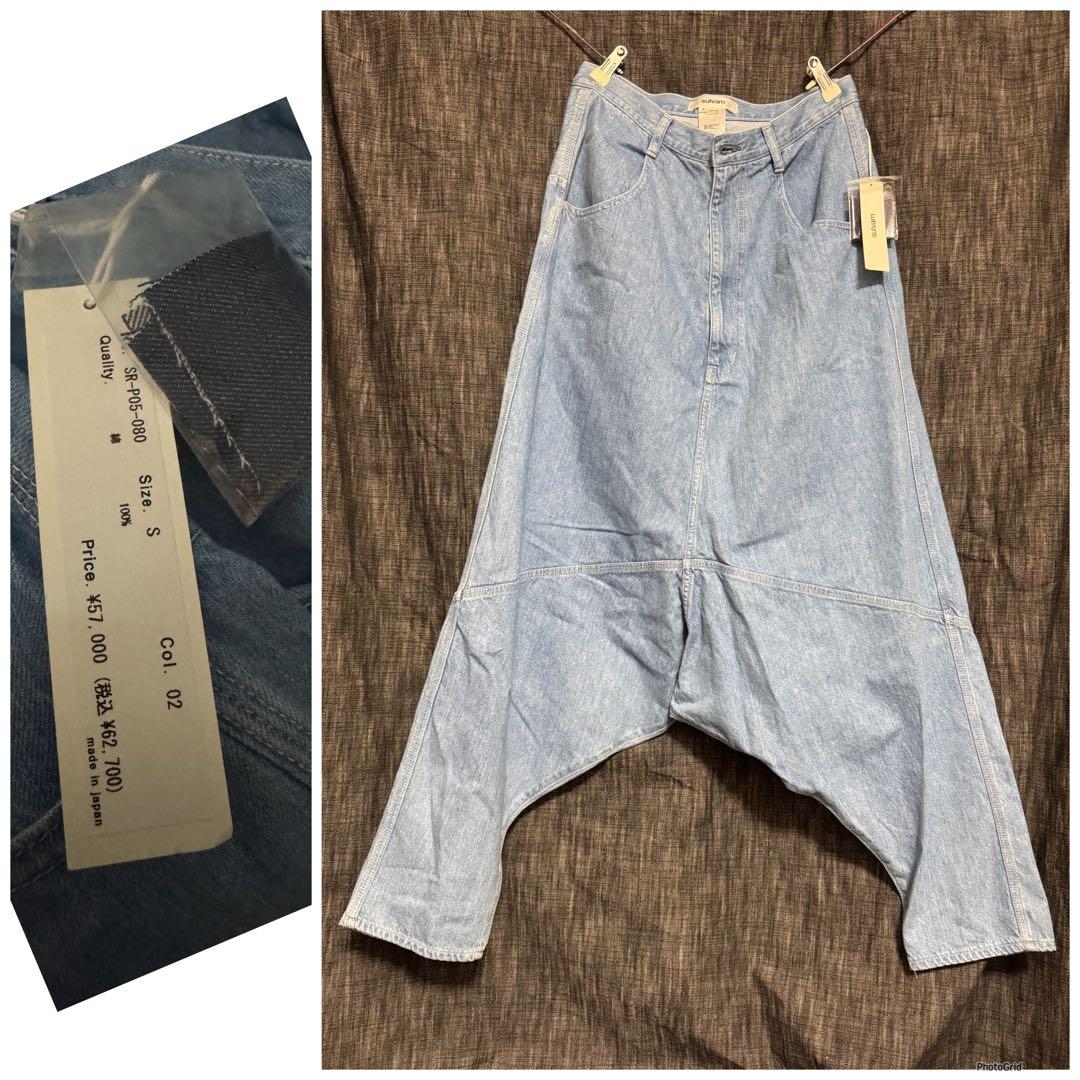 定価62700円 23SS sulvam サルエルデニムパンツ　S ジーンズ 70%OFF】sulvam サルバム Mens straight denim pants ストレート