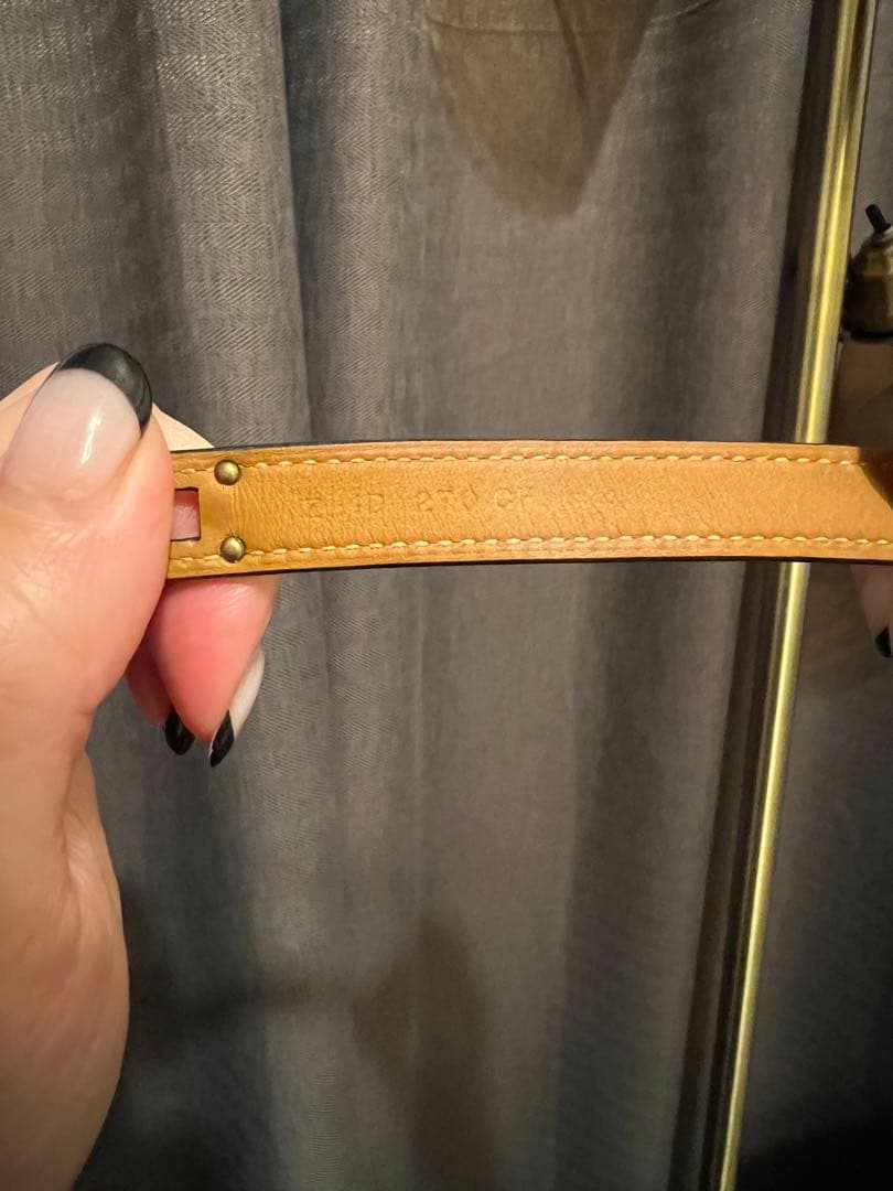 HERMES エルメス　レザーブレスレット 《ケリー》 ドゥブルトゥール