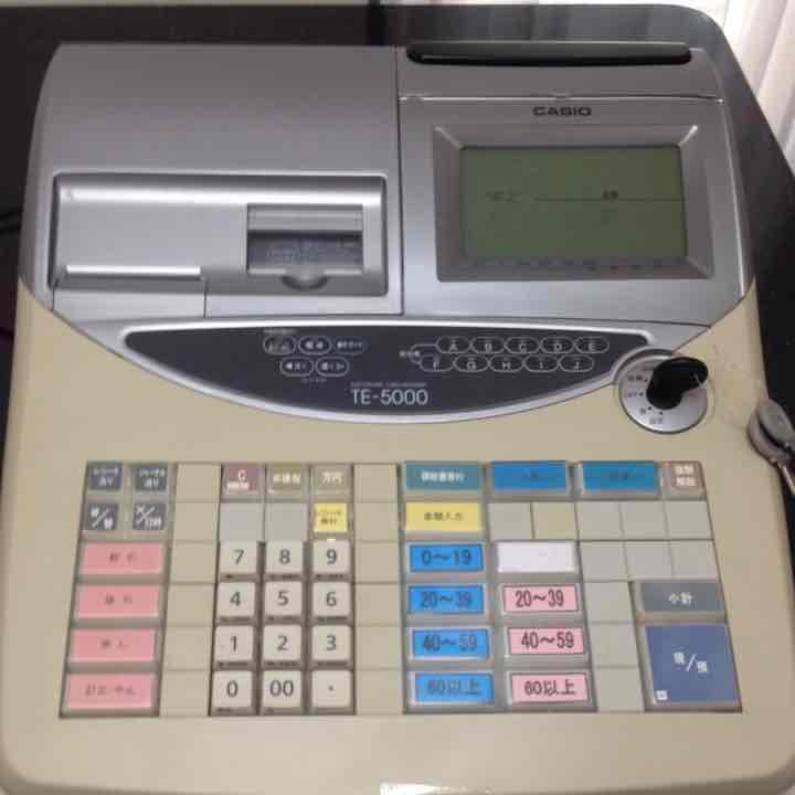 レジスター CASIO TEー5000 - メルカリ