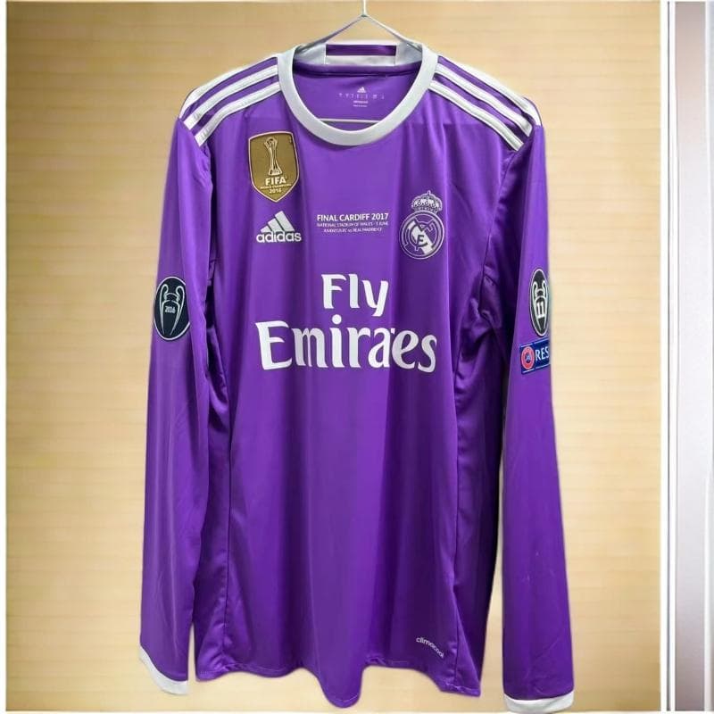 16-17 レアル・マドリード セルヒオ・ラモス 長袖 シャツ 背番号4