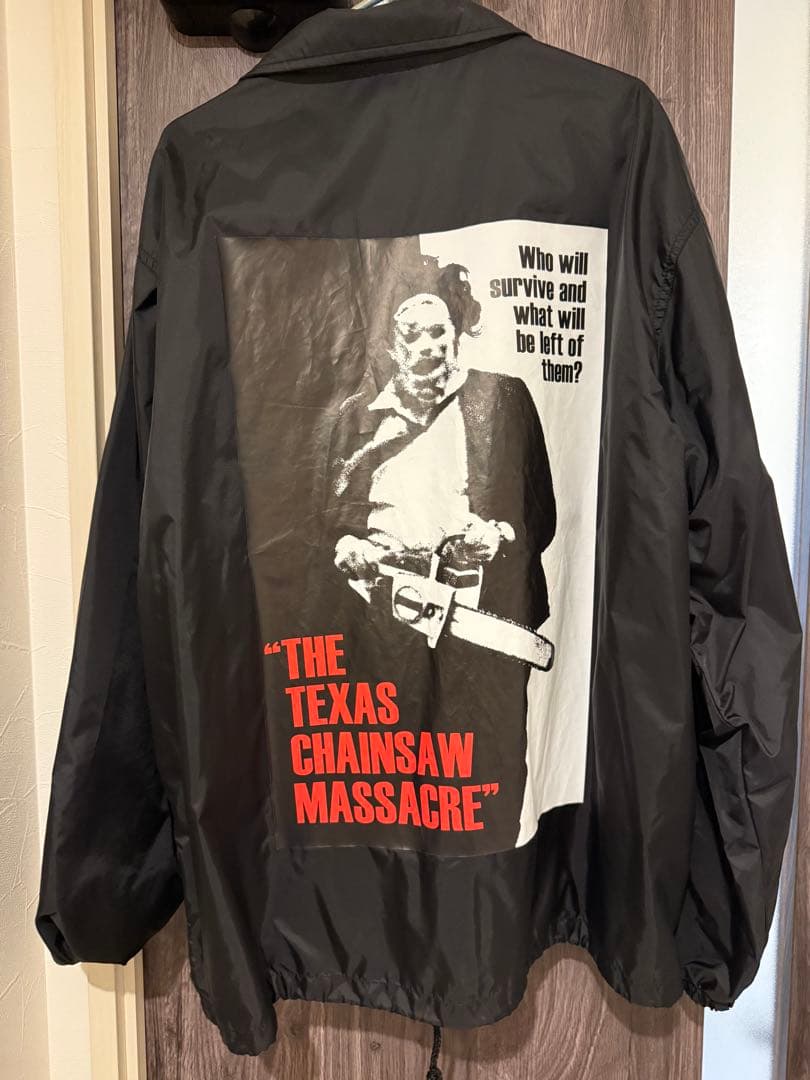 値下げ中‼️【WACKOMARIA】悪魔のいけにえコラボ コーチジャケット L