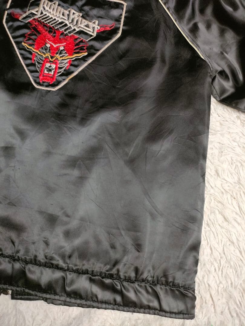 極希少 80s Judas Priest ツアーサテンジャケット ROADIE製