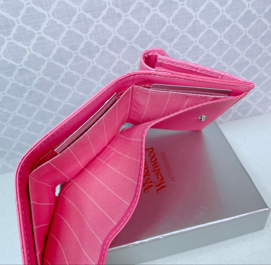 新作✨️【内柄も素敵☆最新】Vivienne Westwood 三折財布 ピンク