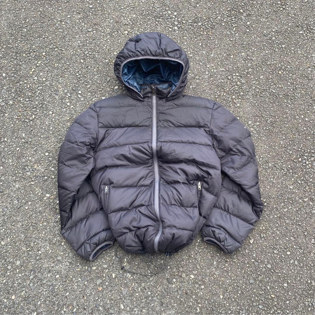 00s エディーバウアー グースダウン puffer jacket リバーシブル