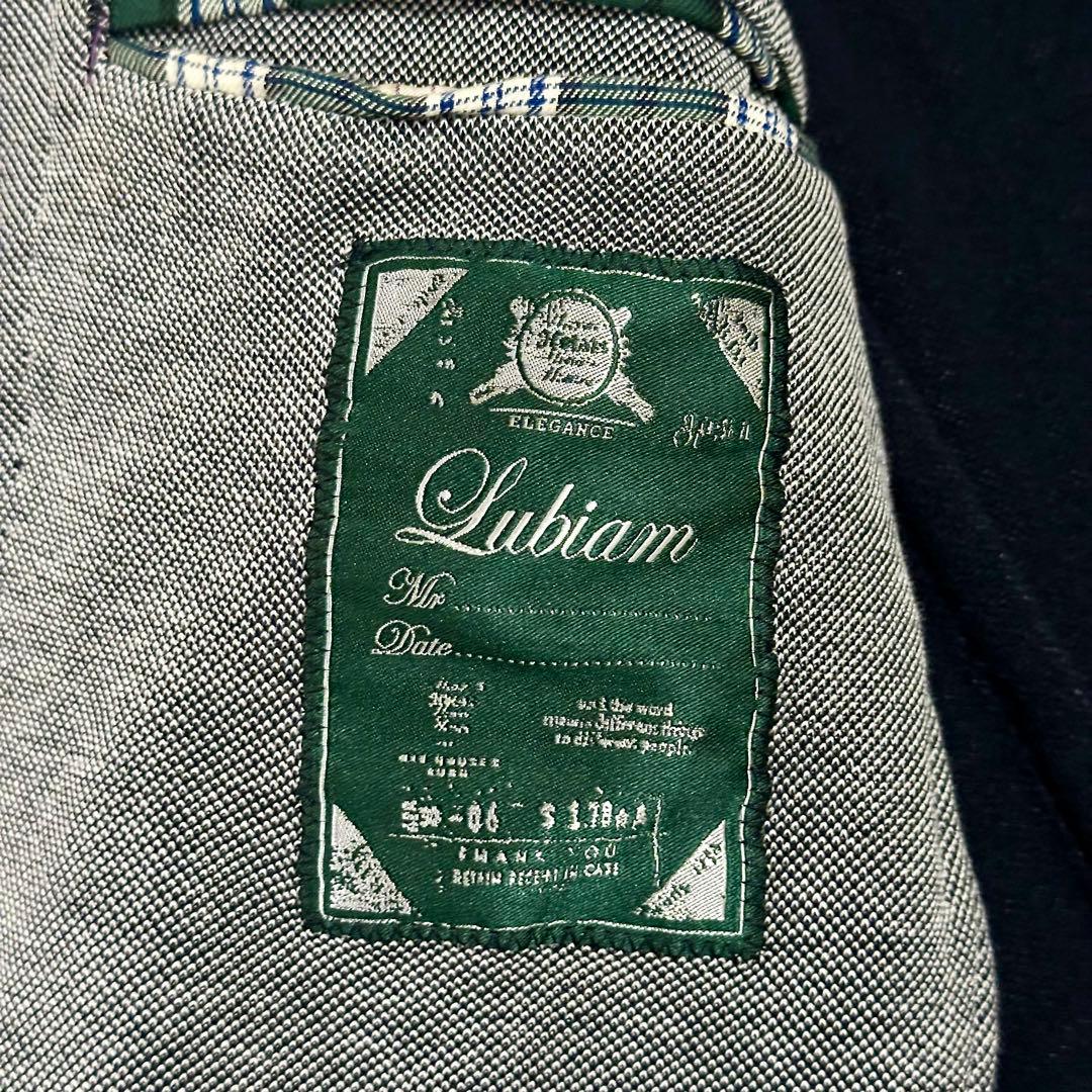 美品 エルビーエム ルビアム ツイード チェック テーラードジャケット