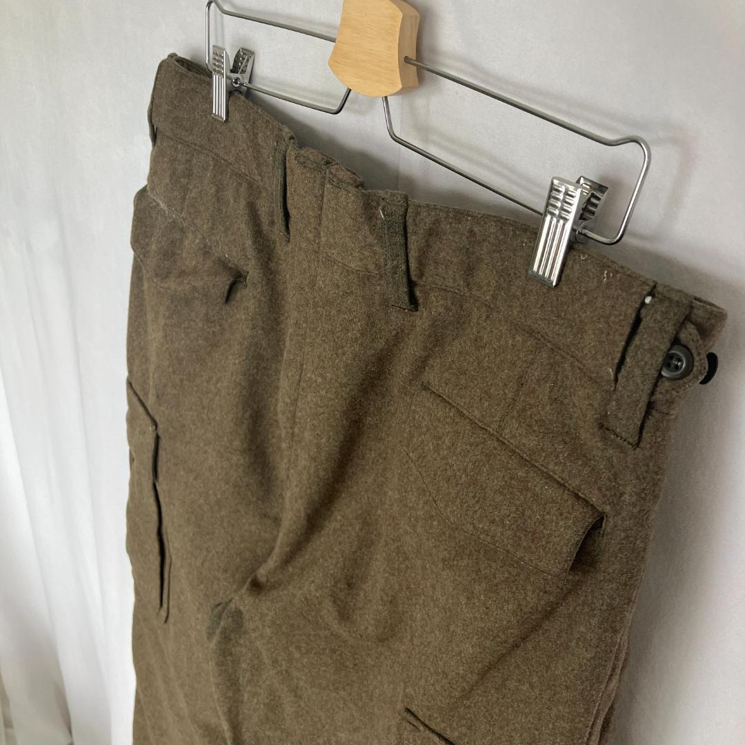 60's 旧西ドイツ軍 ウールカーゴパンツ - メルカリ