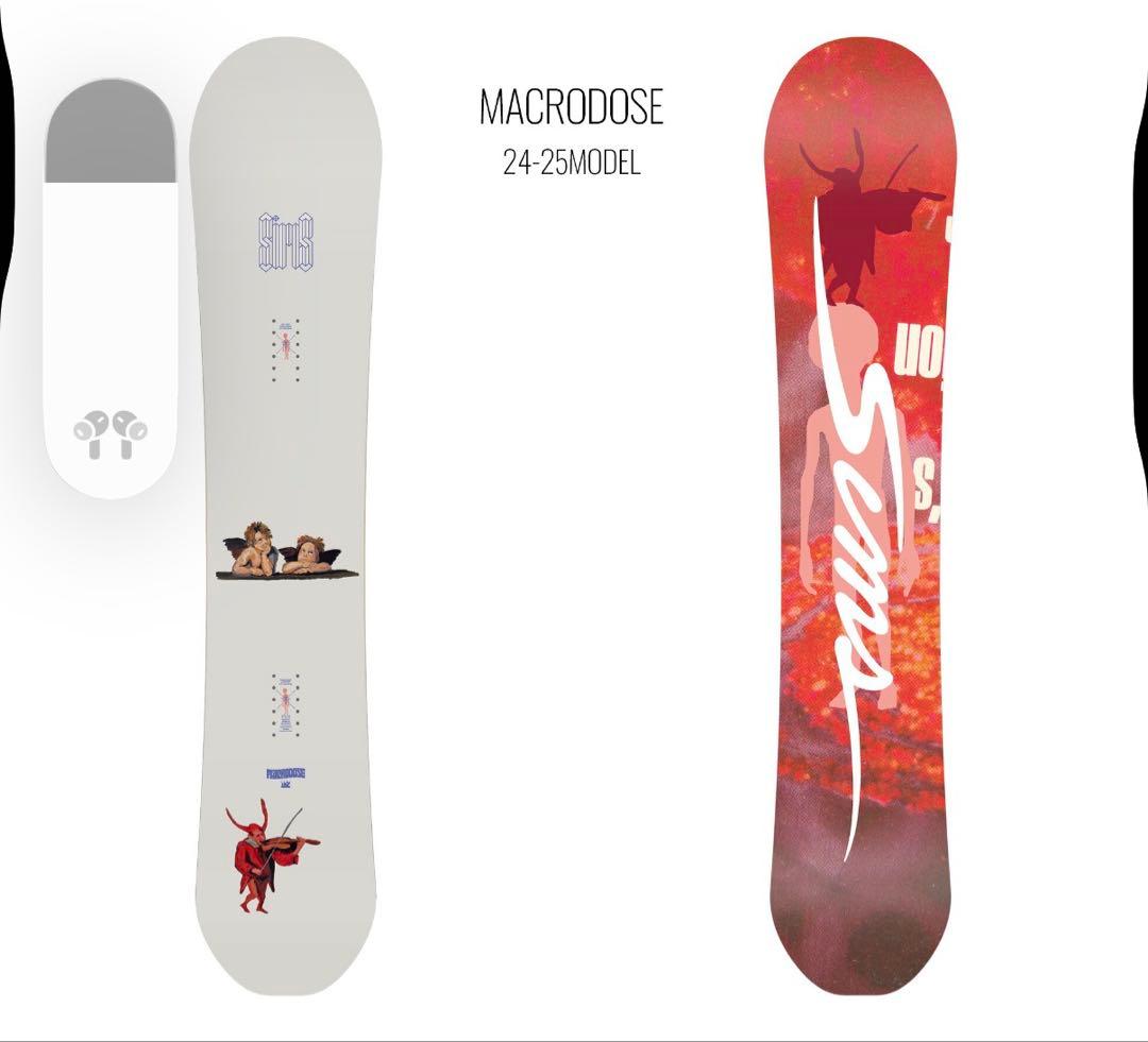 スノボ（シムス マクロドーズ）146センチ 、ビィンディングunion Sサイズ