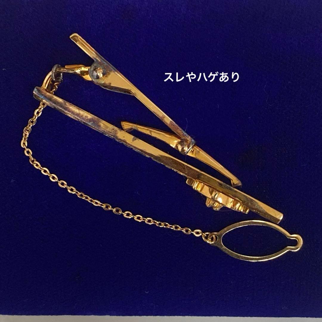 全日本海員組合特別功労賞✴︎タイピン バッジ 貴金属18金 シルバー