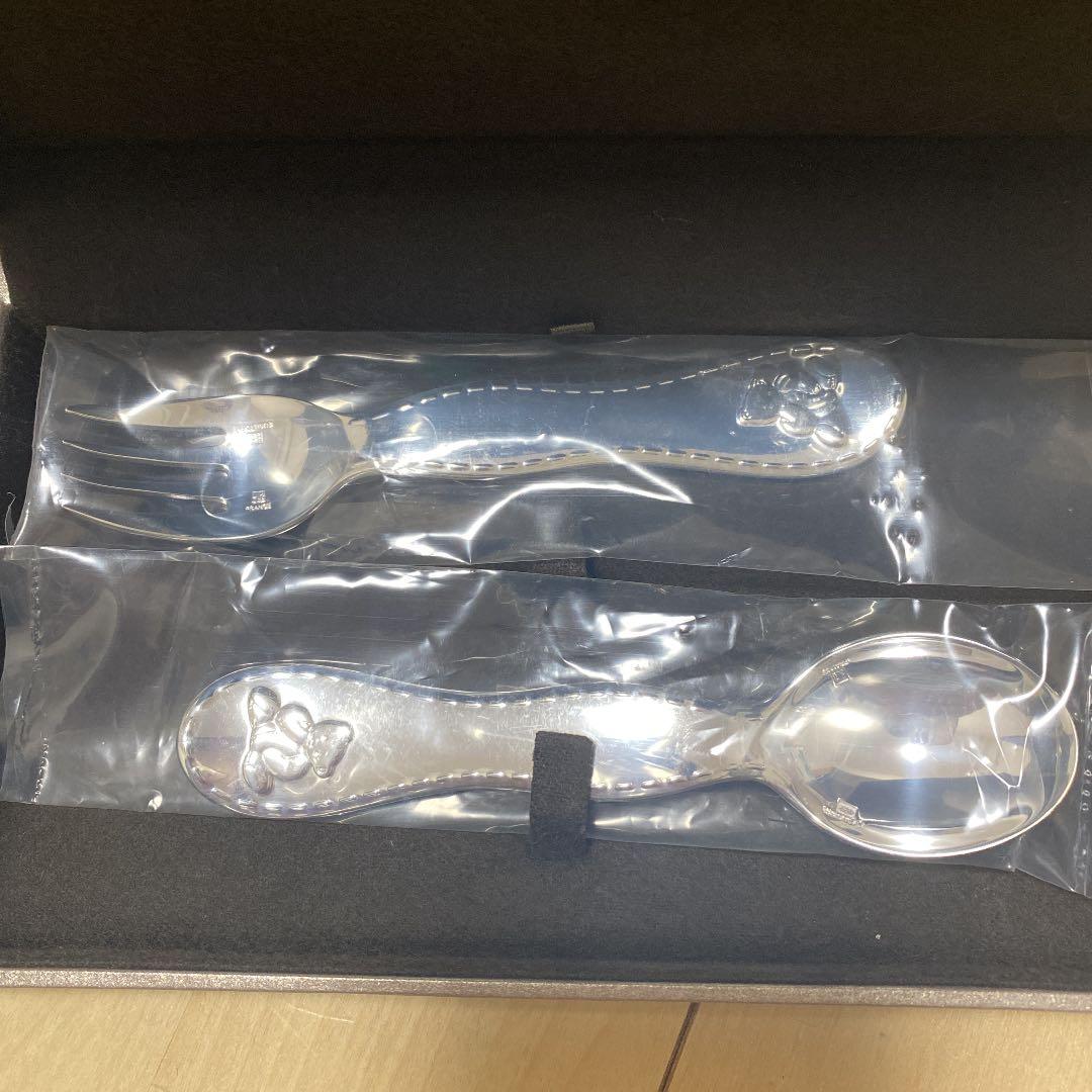 クリストフル 銀のスプーンセットChristofle 純銀950製 ヴェルメイユ