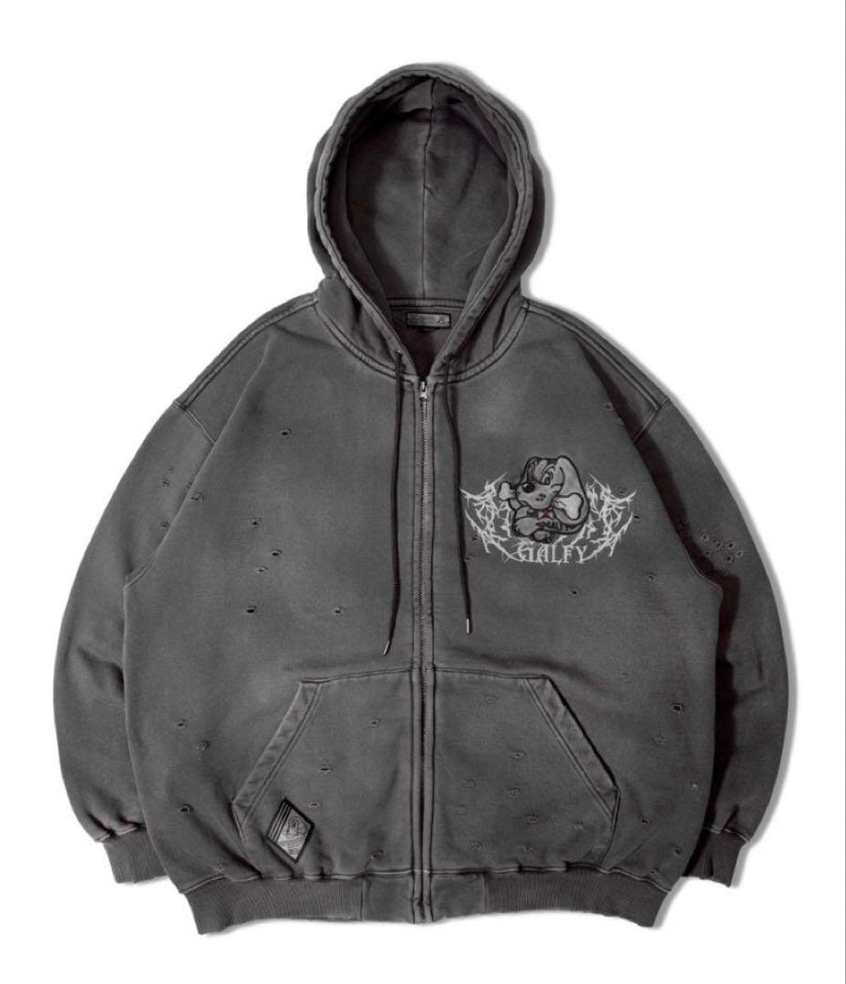 ガルフィー 染め染めわんちゃんボロボロパーカー大型犬(XL) - メルカリ