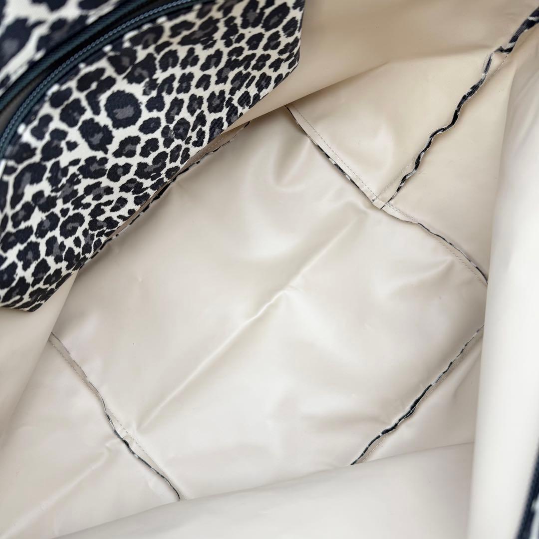 極美品】エルベシャプリエ 2925F ナイロン舟型トート L パンサーブラン