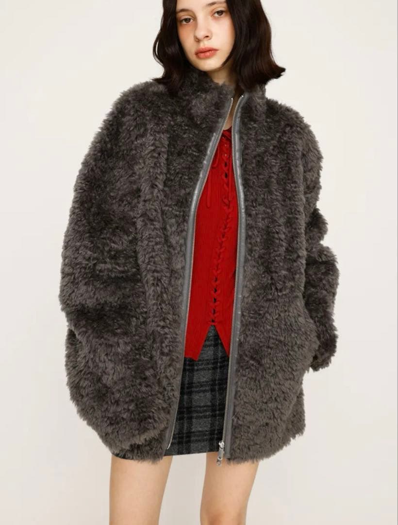 SLY CURLED BOA ブルゾン - メルカリ