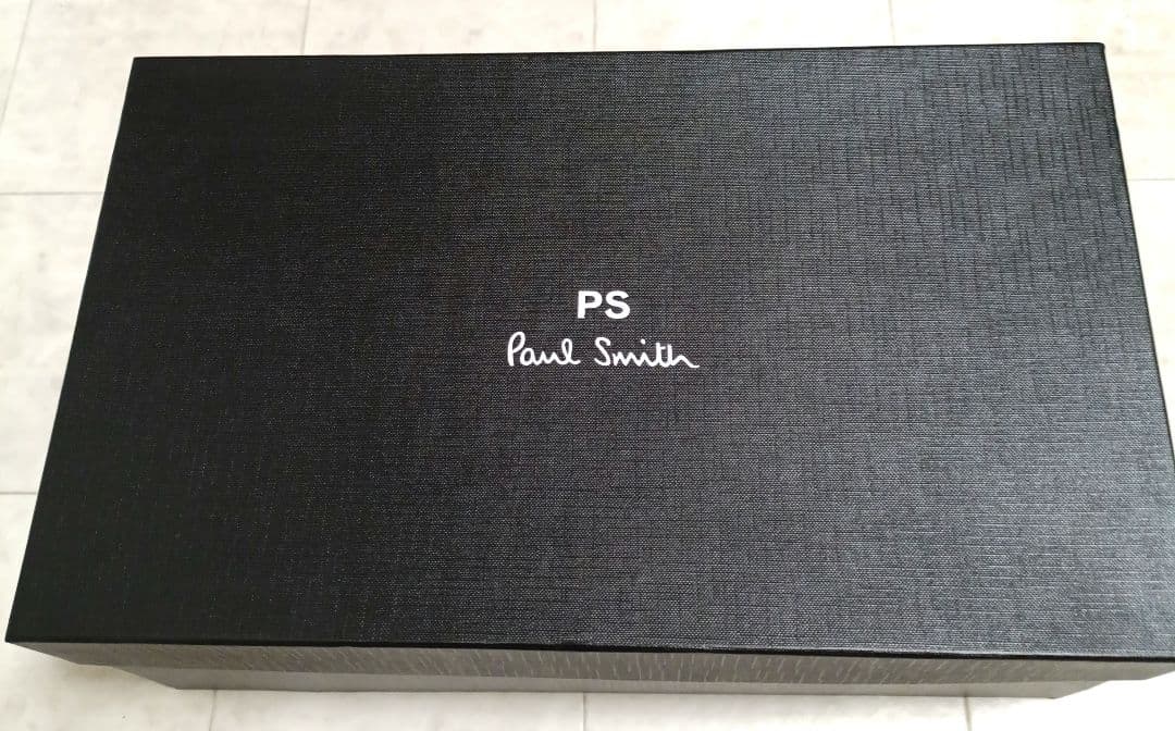 【Paul Smith】 革靴 黒 8 (26.5cm) トランプソール