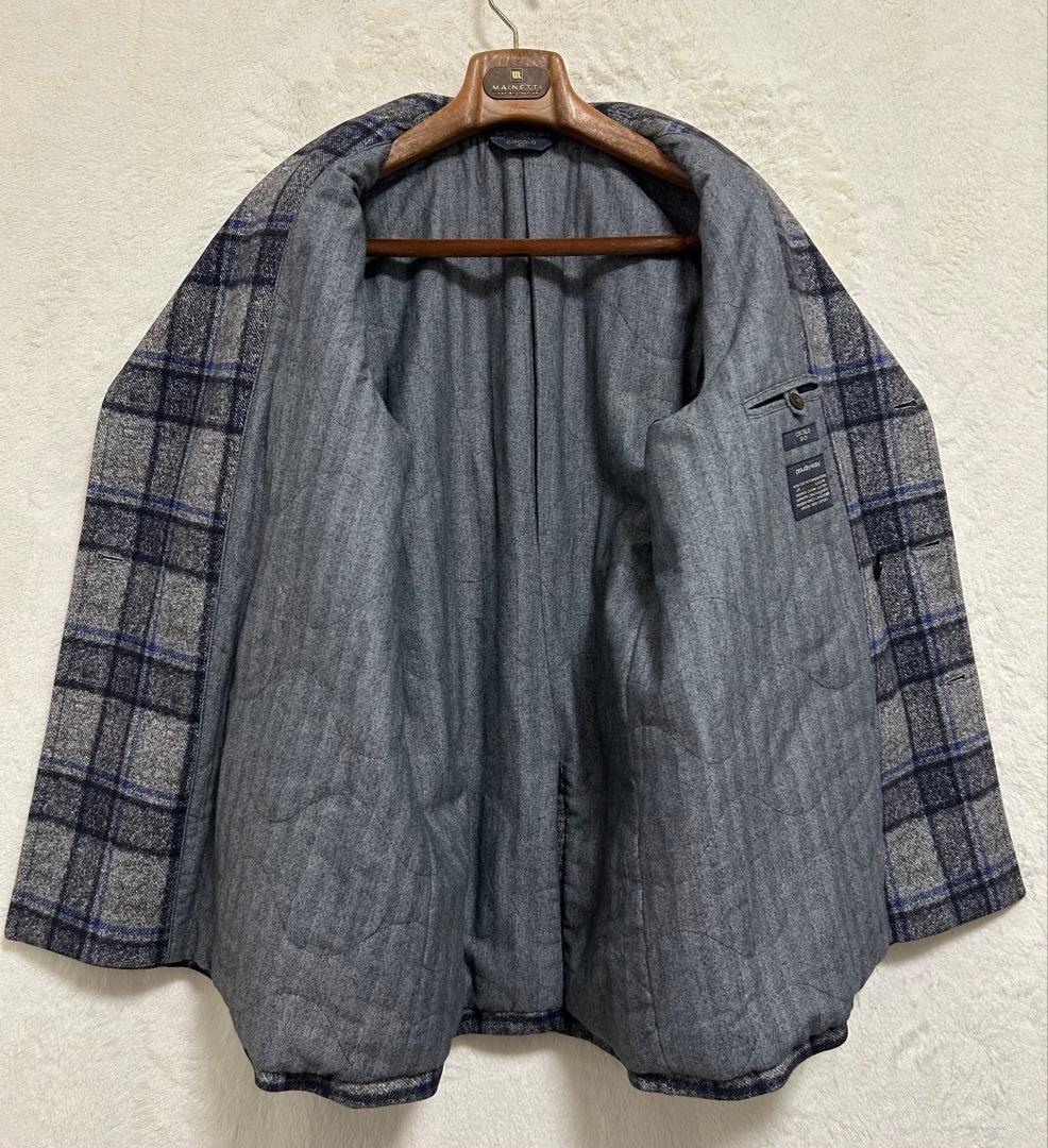 極美品】チルコロ1901 メンズ ダブルチェスターコート 50 LL グレー