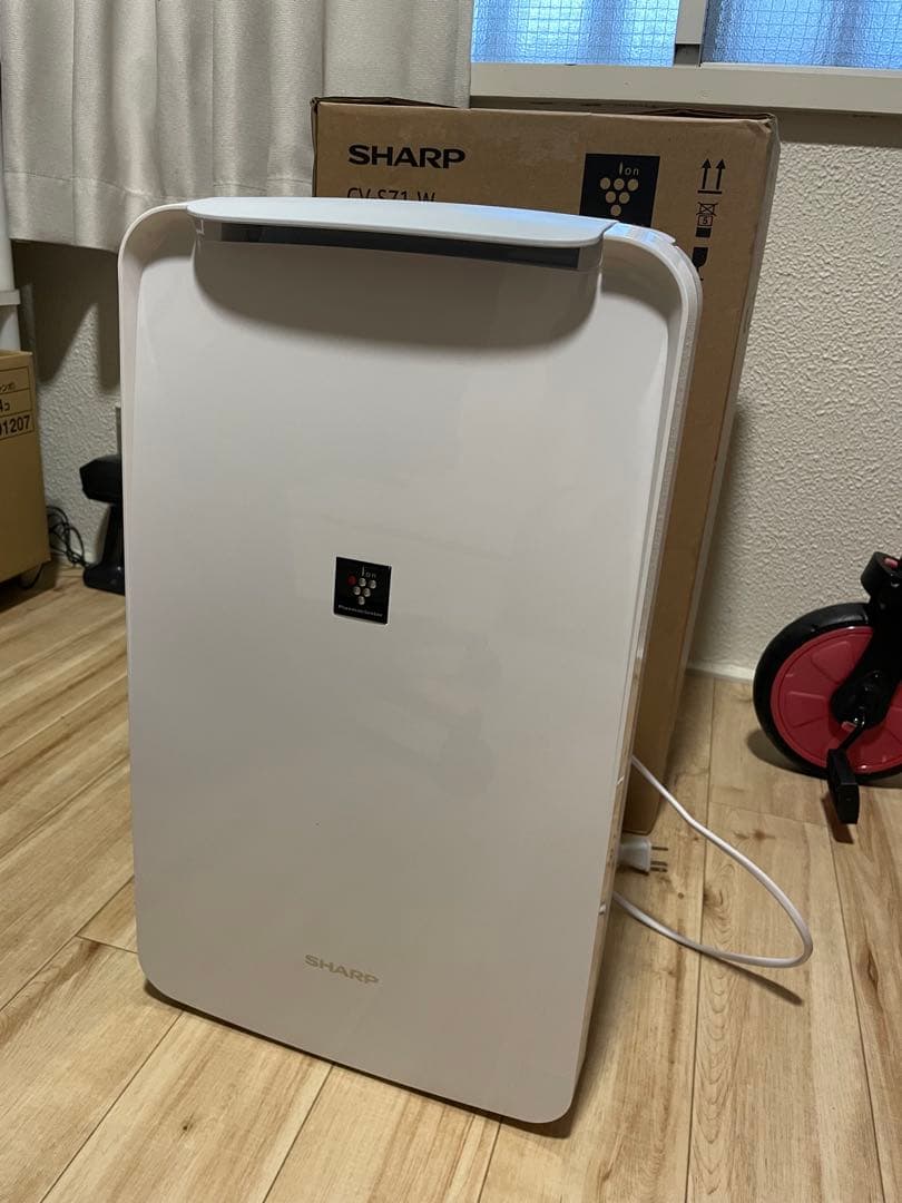 SHARP CV-S71-W 除湿機 2025年モデル シャープ CV-S71-W [ホワイト系] 価格比較 - 価格.com