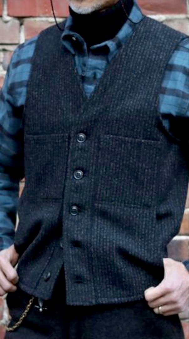 フィルソン ストライプ マッキーノウールベスト Sサイズ - メルカリ