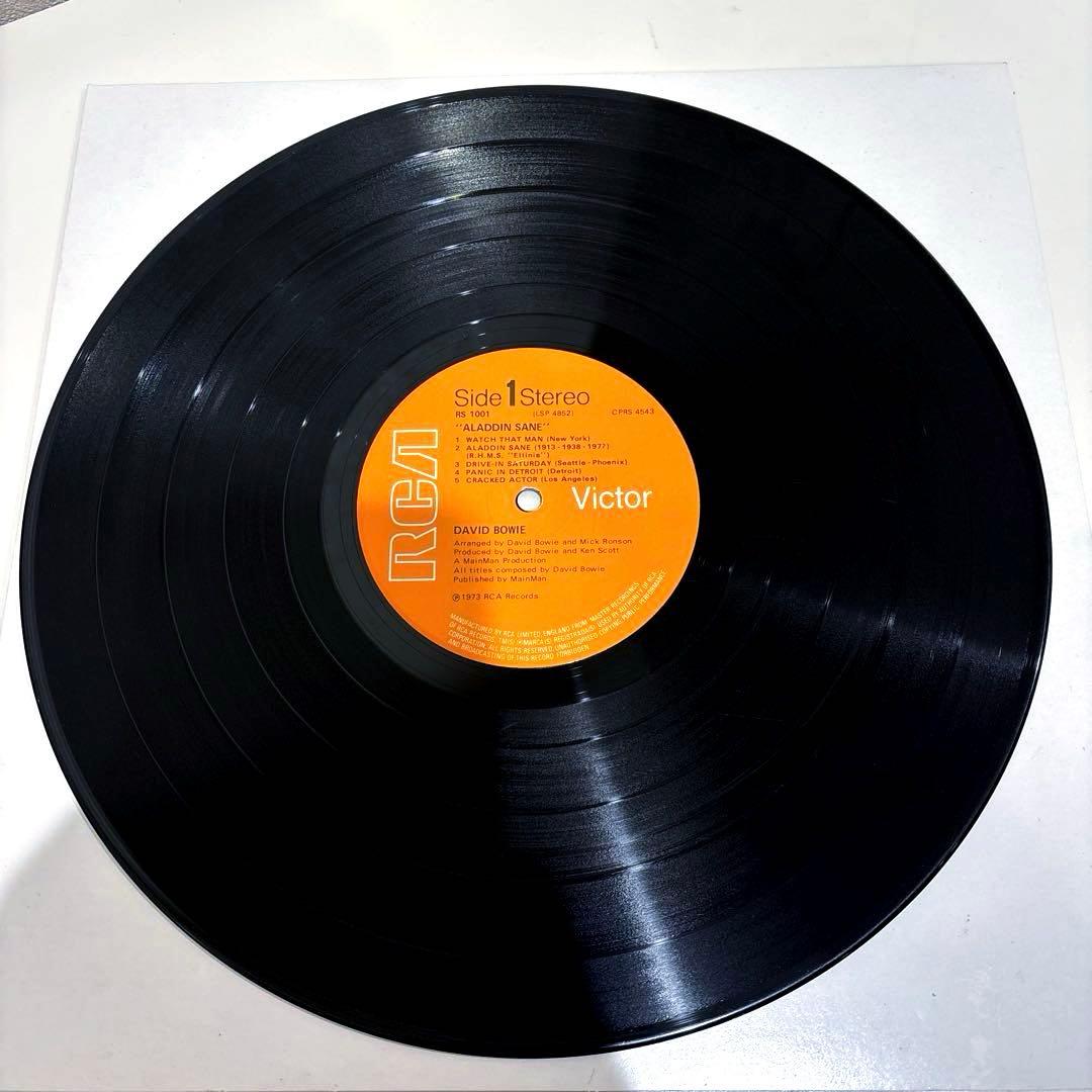 UKオリジナル】デヴィッドボウイ アラジン・セイン 初版ラベル 状態