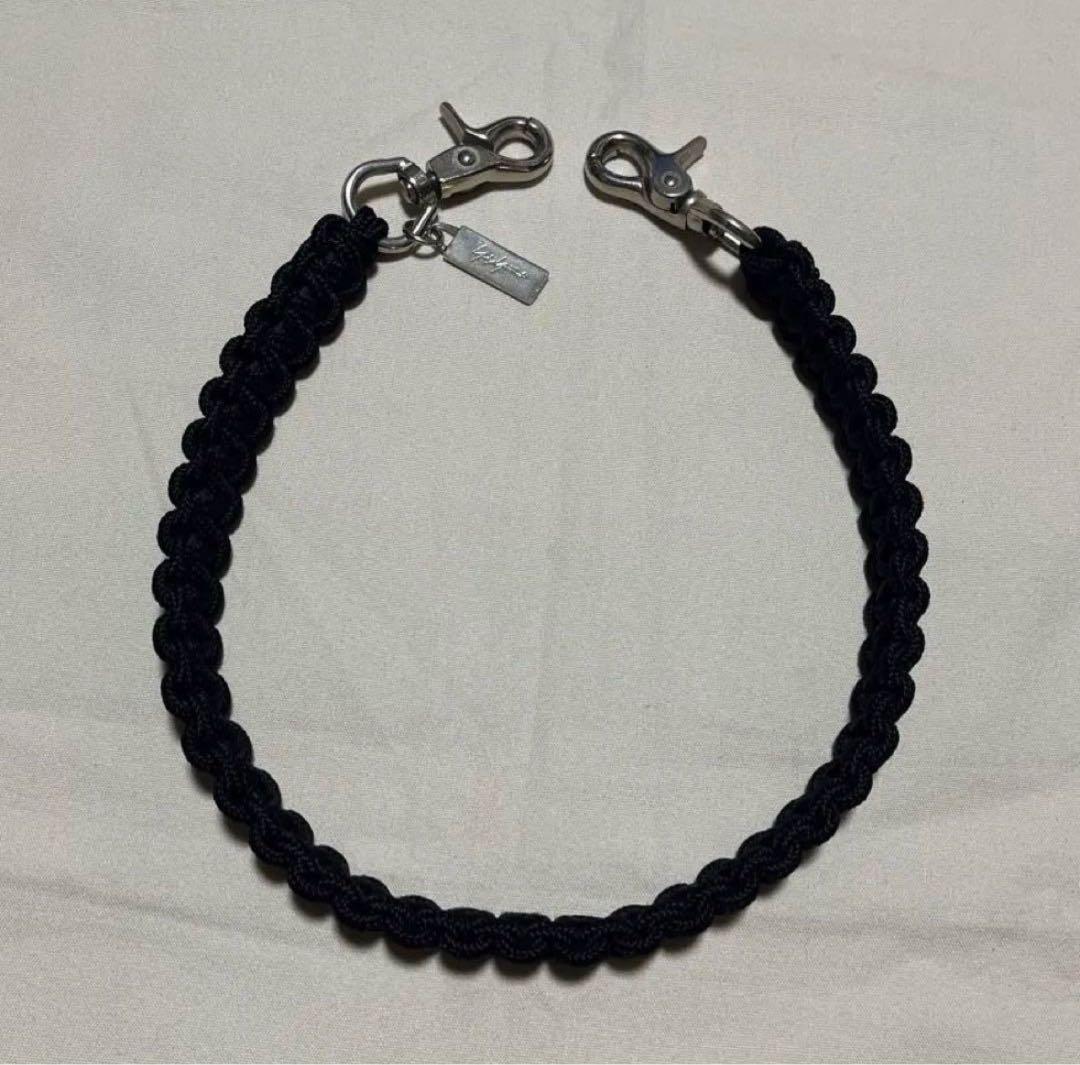 yohji yamamoto ヨウジヤマモト ウォレットチェーン ブラック STAFF STYLING｜THE SHOP YOHJI YAMAMOTO