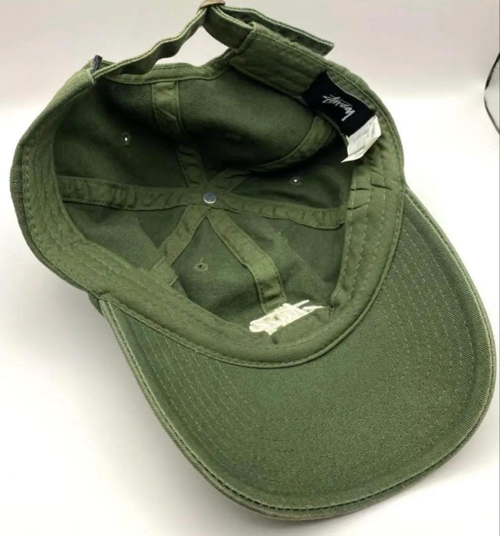 Stussy キャップ ステューシー グリーン カーキ オリーブ - メルカリ