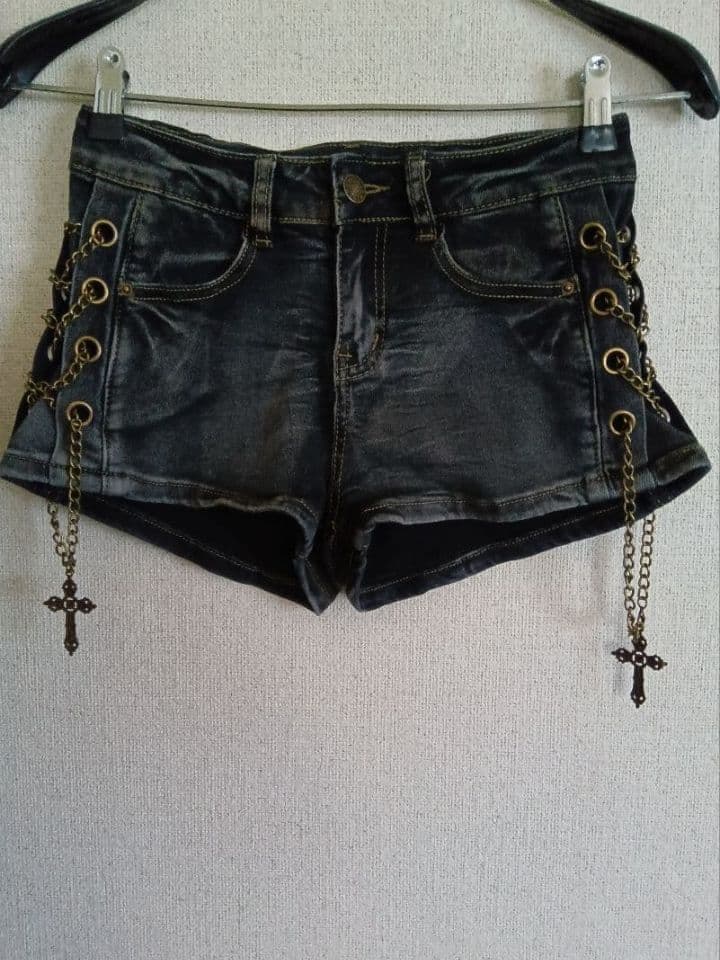 ショートパンツ ギャル y2k 平成 グランジ d.i.a系 - メルカリ