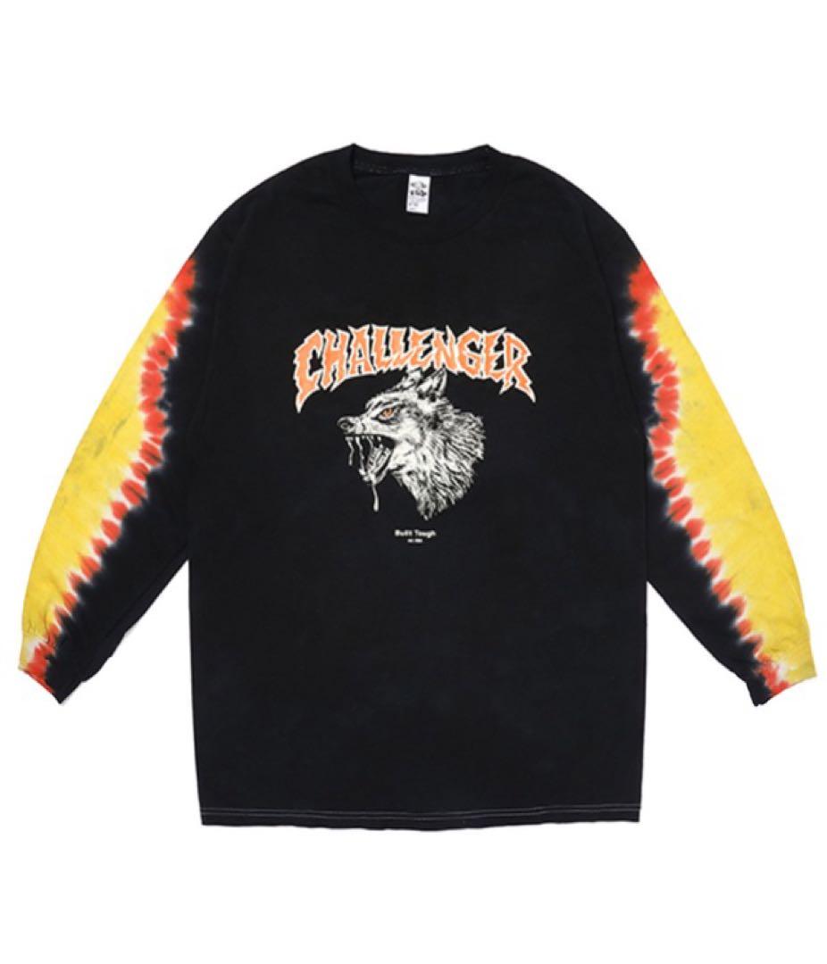 トップス CHALLENGER L/S TIE DYE ZOMBIE WOLF TEE CHALLENGER [チャレンジャー] L/S TIE DYE ZOMBIE WOLF TEE ロング