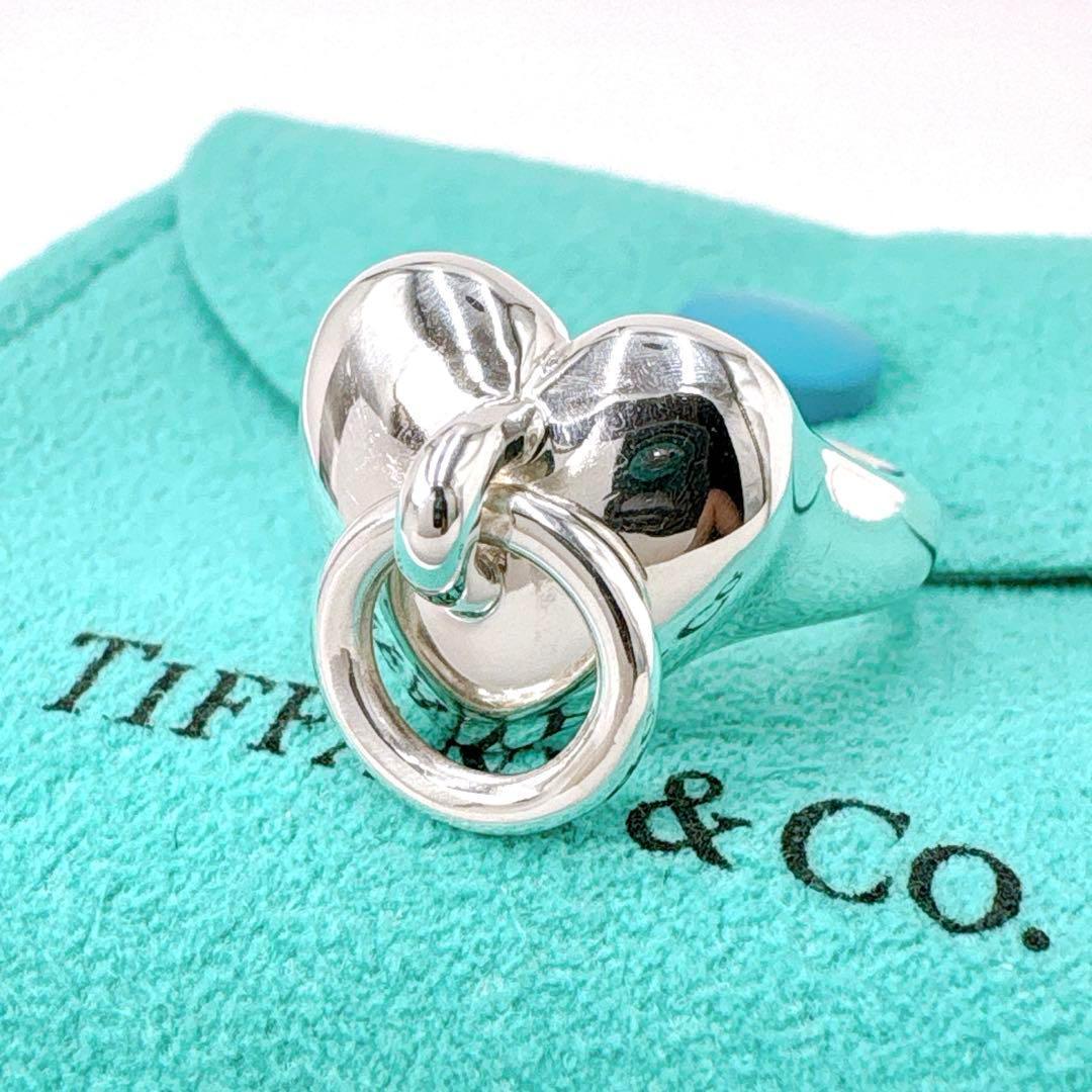 極美品 オールドティファニー ドアノッカー リング 15号 シルバー925