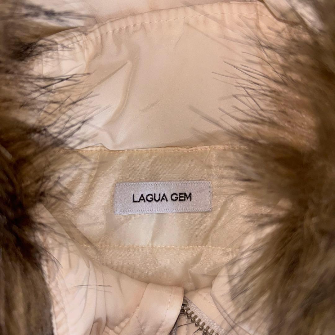 Laguagem Hood Compact Military ブルゾン 白 - メルカリ