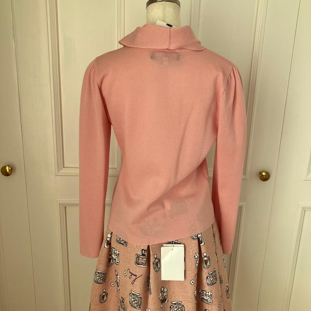 エムズグレイシー⭐️ピンク ボウタイ付き ニットセーター（40