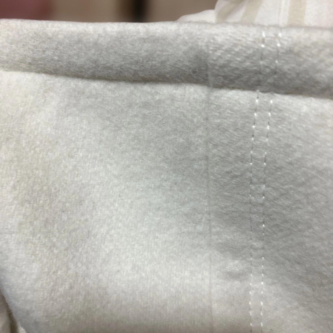 BURBERRY BLUE LABALアンゴラ ホワイト フーデットコート美品 - メルカリ