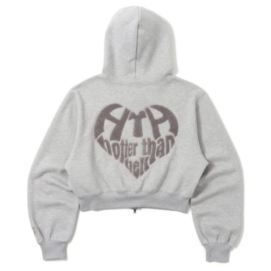 HTH glitter heart logo zip hoodie Sサイズ - メルカリ