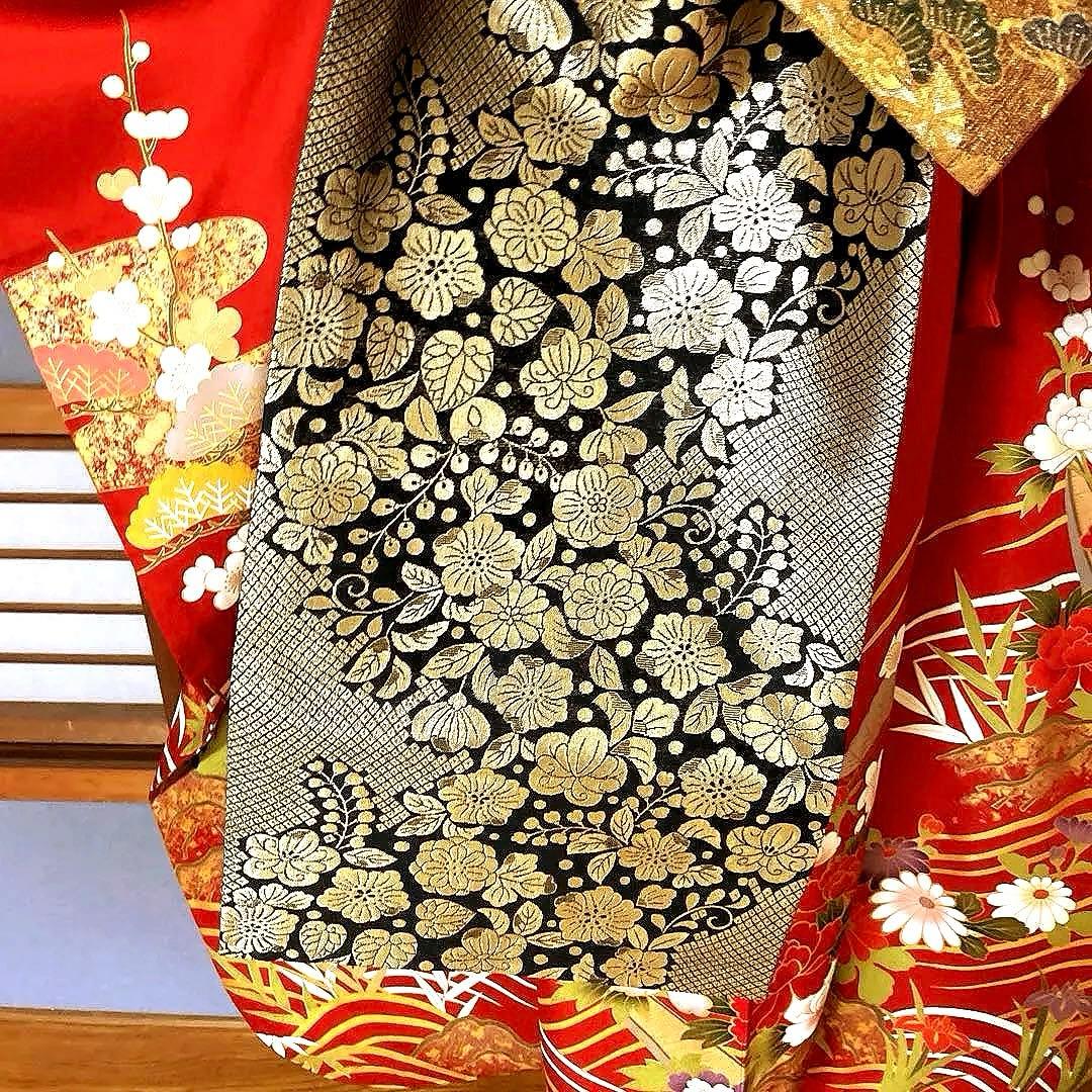 振袖フルセット 松竹梅 手描き友禅 成人式振袖 振袖 良家のお嬢様