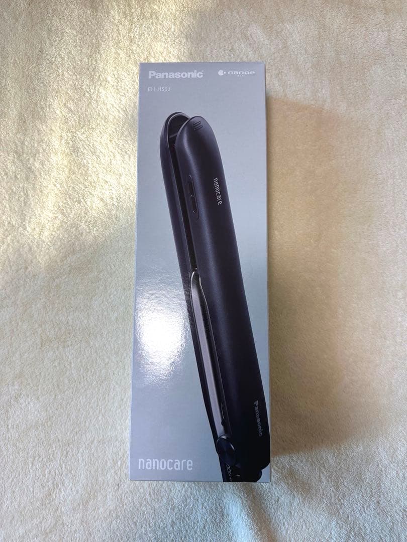 Panasonic ナノケア アイロン EH-HS9J-K 黒 新品未使用 ストレートアイロン nanocare（ナノケア） 黒 EH-HS9J-K [交流（コード