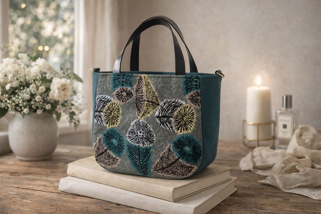 ⚮̈ミナペルホネン　hana no mi まるっこかくれんぼトート ⚮̈ミナペルホネン memoria まるっこかくれんぼトート トートバッグ