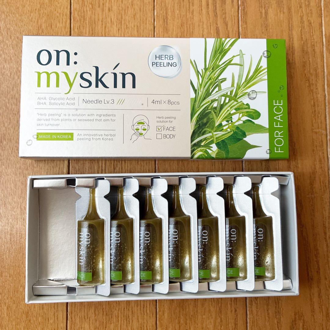 on my skin オンマイスキン ハーブピーリング フェイス用 7回分 - メルカリ