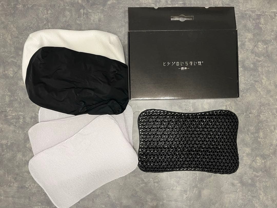 ヒツジのいらない枕（調律）とブラックレーベル枕カバー ヒツジのいらない枕 枕カバー ブラックレーベル 調律 専用 ブラック 黒