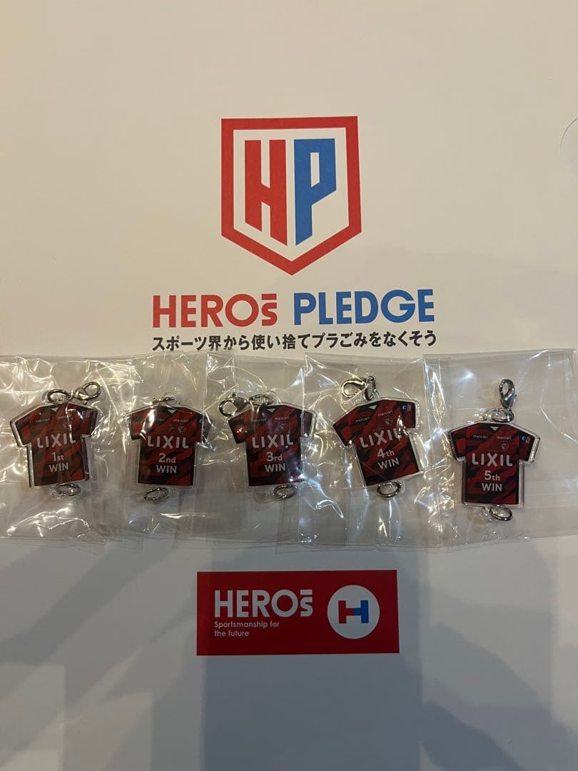 鹿島アントラーズ 勝ち連チャーム 1st〜5th 数量限定！／#antlers 勝利時限定グッズ、販売スタート！ 1回のご注文