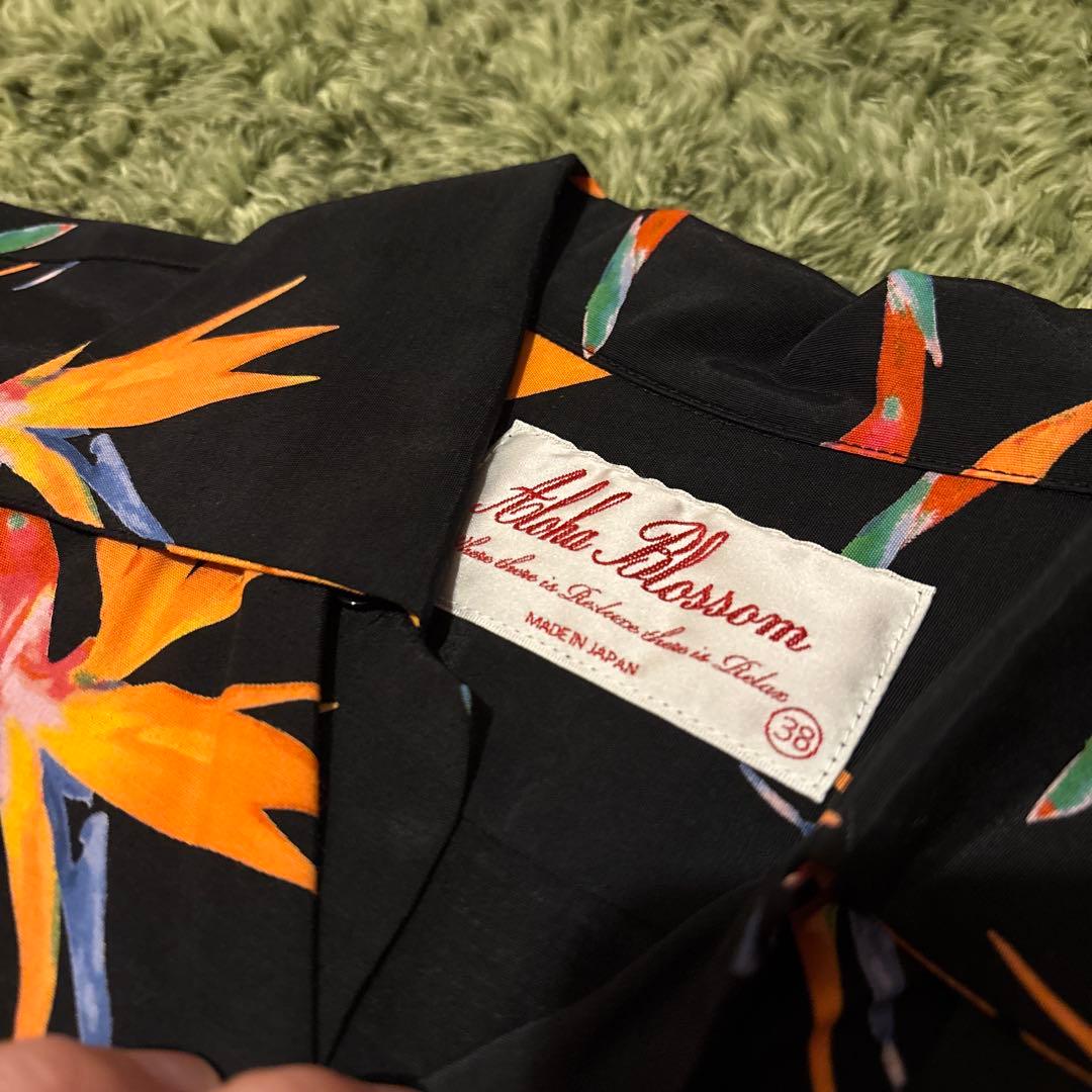 極楽鳥花】Aloha Blossom 半袖アロハシャツ 38 - メルカリ