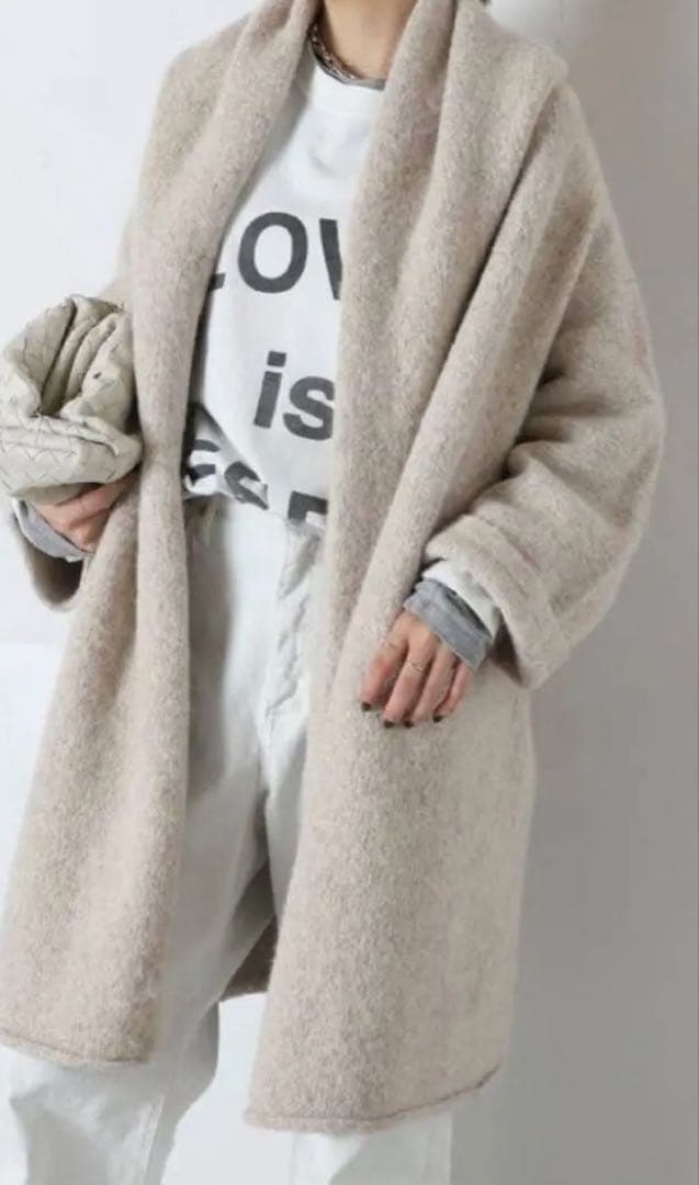 新品　完売品　LAUREN MANOOGIANDOUBLE FACE COAT Lauren Manoogian Double Face Coat, Walnut – Glasswing