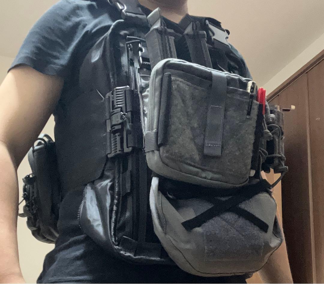 スクールバックプレキャリ サバゲー用タクティカルバッグ 変形スクール