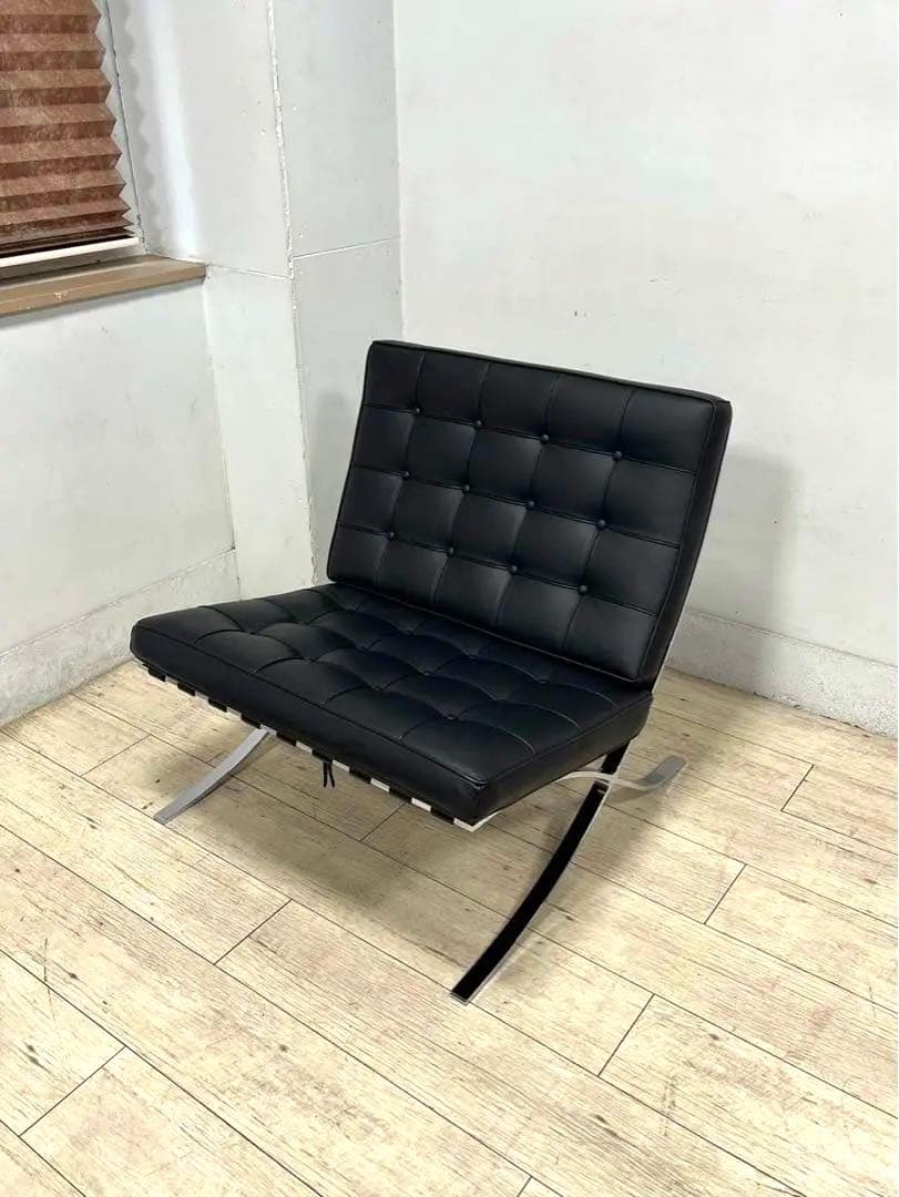 リプロダクト】バルセロナチェア 本革 IDC 大塚家具 Knoll ノル - メルカリ