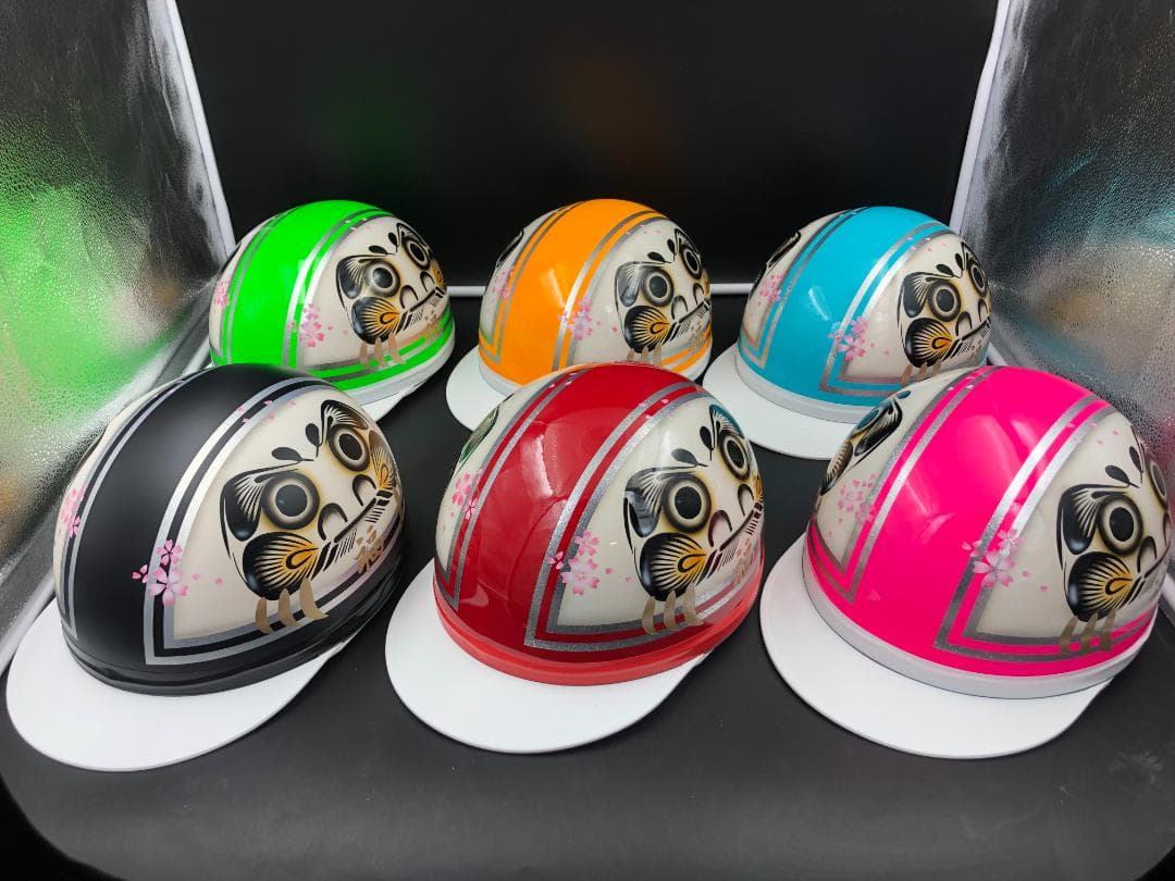 コルク半 カスタム だるま絵 3つボタン マットブラック 高級クリヤ