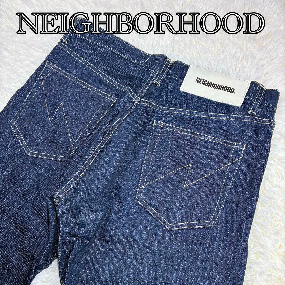 【濃紺】NEIGHBORHOOD ネイバーフッド231 赤耳 セルビッチ M NEIGHBORHOOD（ネイバーフッド） 20SS BULLET SAVAGE.DP NARROW/14OZ