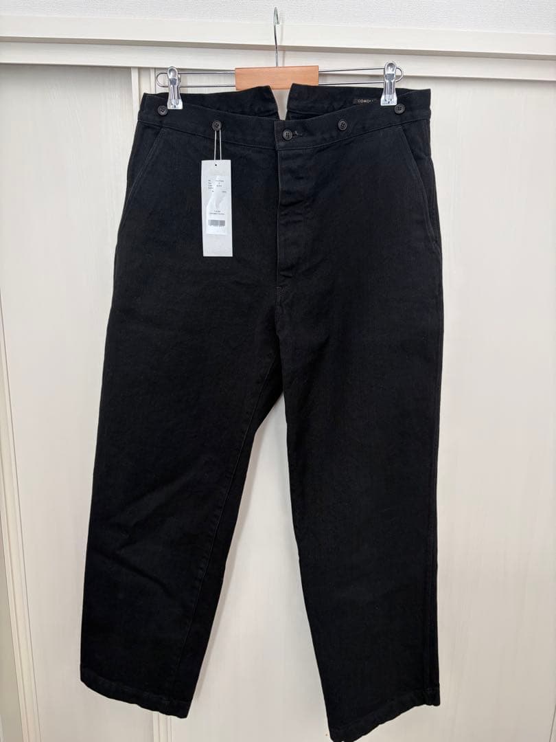 26SS COMOLI ブラックデニムオーバーパンツ 2 - メルカリ