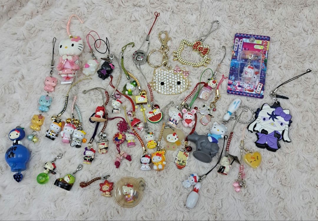 ハローキティ ストラップセット 39個 O57680598