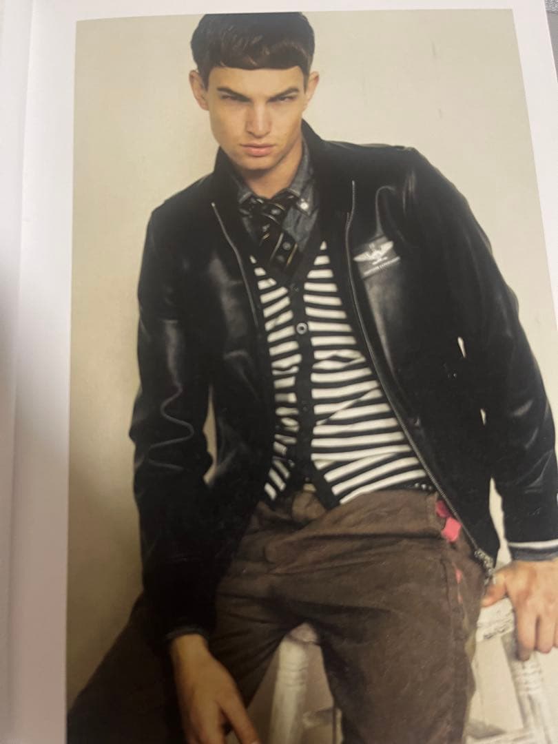 uniform experimentレザー ネイビー 2