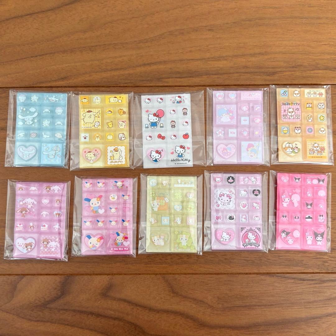 サンリオ トレーディングミニタイルシール コンプリート - メルカリ