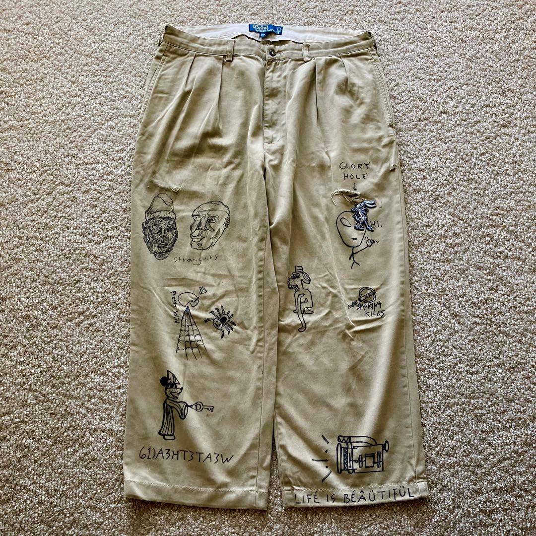90s】Polo by Ralph Lauren メモリアルパンツ ポロチノ - メルカリ