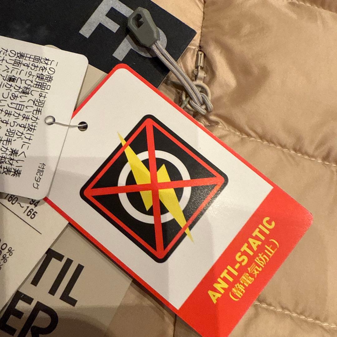 新品タグ付きfoxfire ベージュ ユニットダウンキルティングベスト Lサイズ