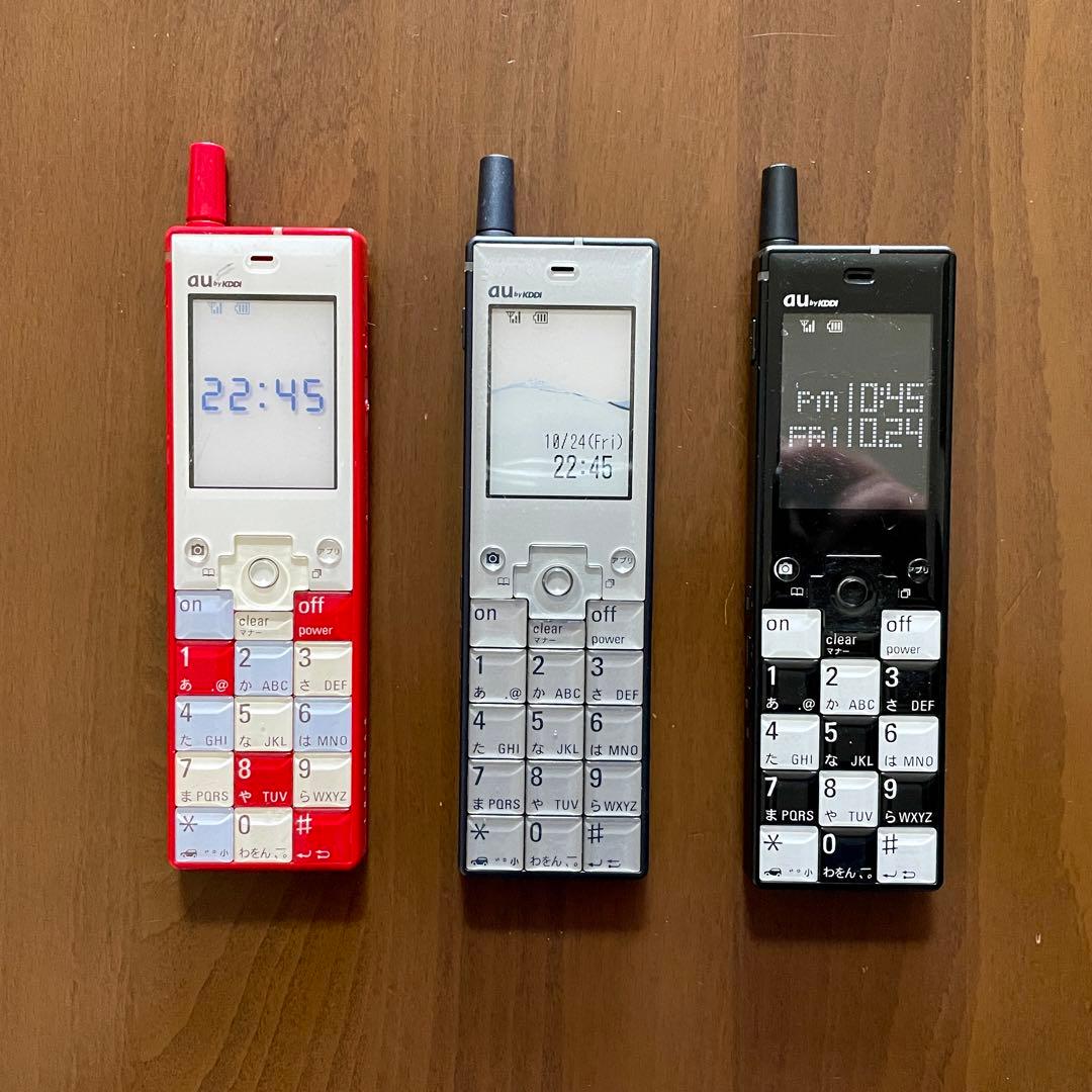au INFOBAR 初代モデル3色セット - メルカリ